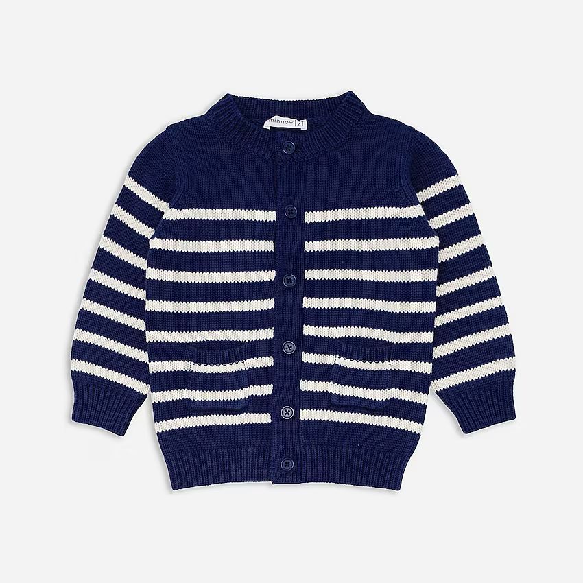 Kids' minnow™ striped knit cardigan sweater | J.Crew US