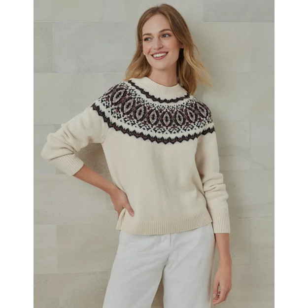 Wool Fair Isle Jumper | The White Company (UK)