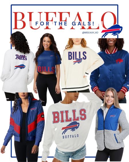 Buffalo bills football gear for the ladies. Cute styles to wear for the playoffs. 

#LTKstyletip #LTKsalealert #LTKfindsunder100