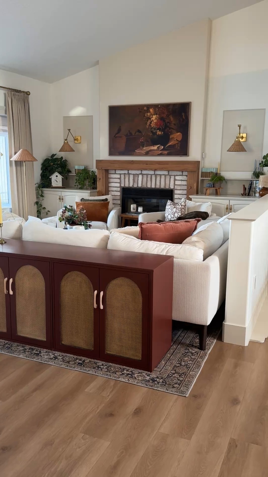 Shop our living room! Cabinets have been painted with a 50/50 mix of SW’s rustic red and fiery brown!



#LTKSaleAlert #LTKHome