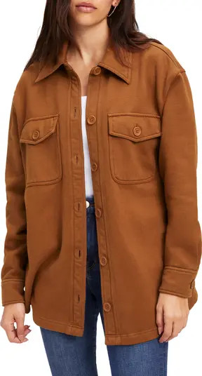 Oversize Fleece Shirt Jacket | Nordstrom