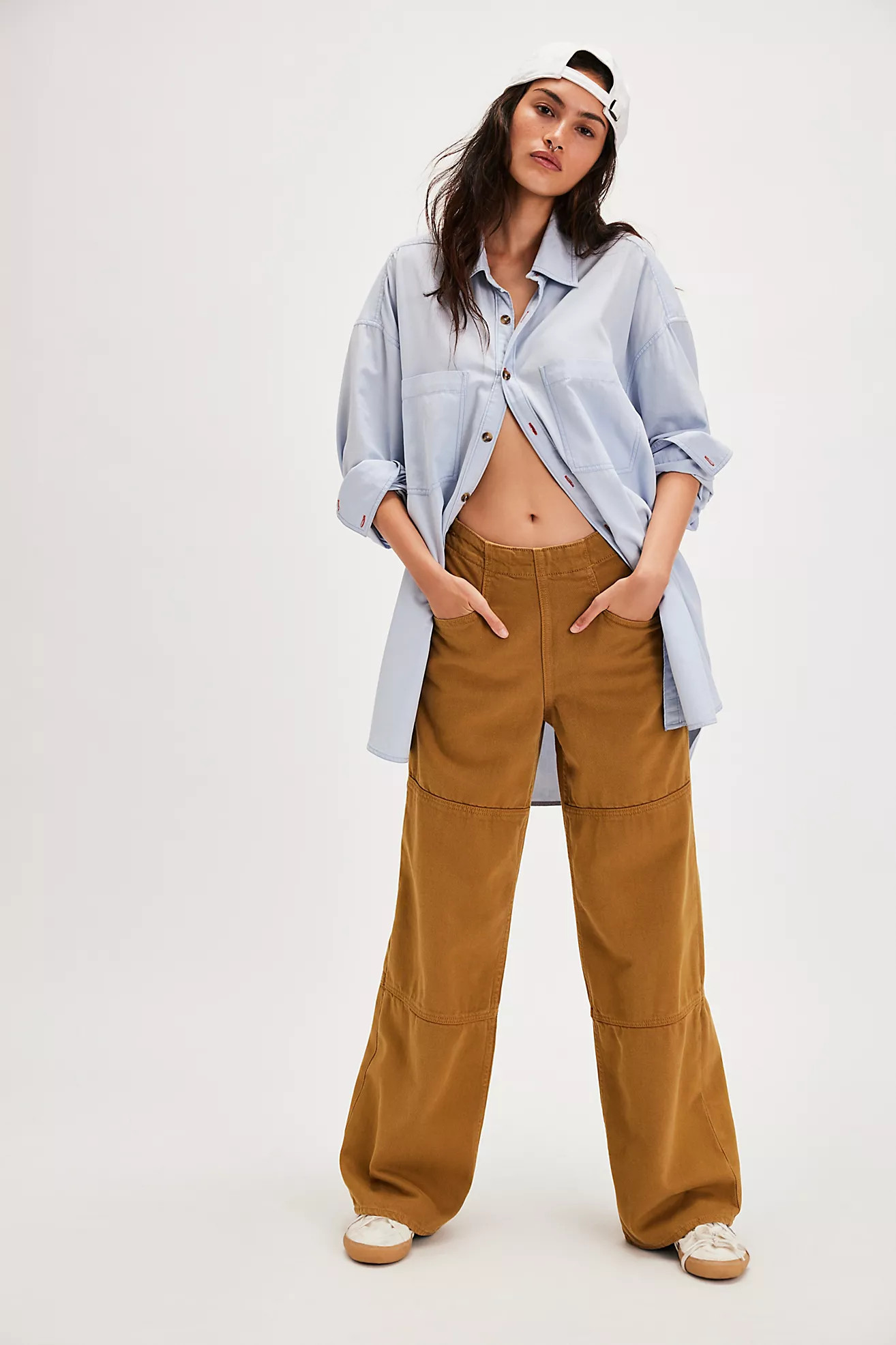 Snacks! by MOTHER The Smoothie Utility Skimp Pants | Free People (Global - UK&FR Excluded)