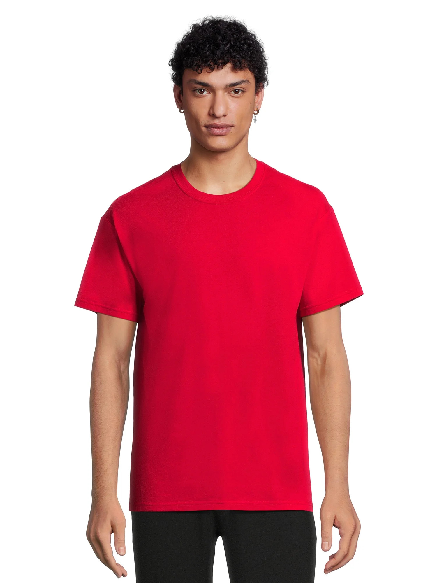 Athletic Works Men's Solid Tri-Blend T-Shirt with Short Sleeves, Sizes S-5XL | Walmart (US)