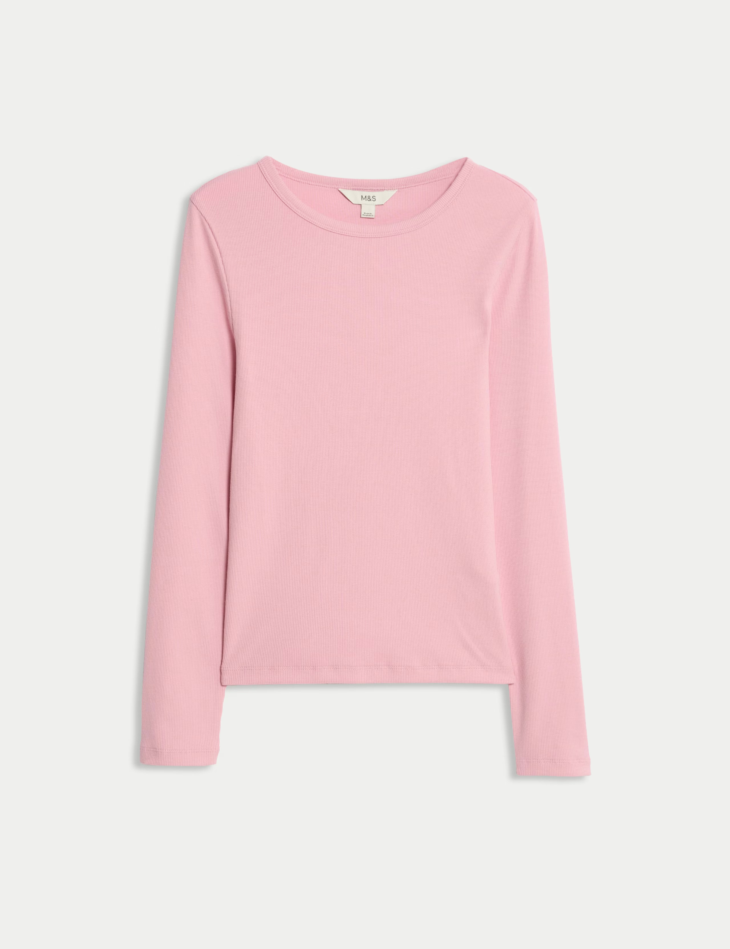 Cotton Rich Ribbed Top | Marks & Spencer (UK)