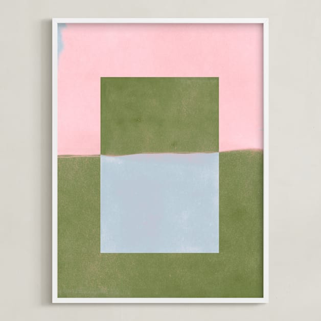 "Playground I" - Mixed Media Limited Edition Art Print by Kamala Nahas. | Minted