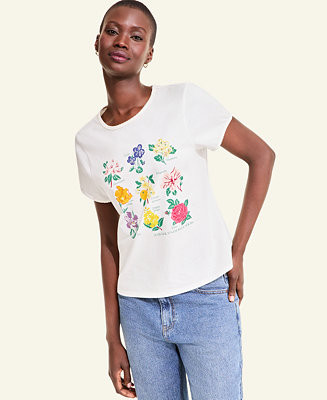 Flower Show Women's Short-Sleeve State Flowers T-Shirt, Macy's Exclusive | Macy's