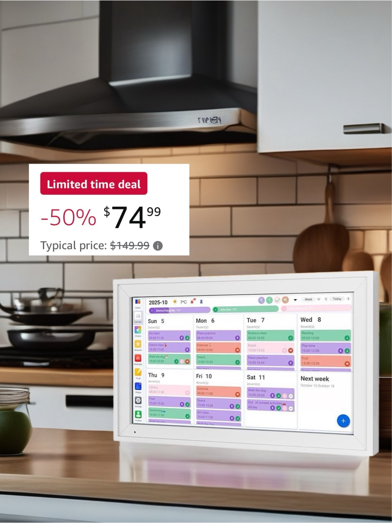 Digital Family Calendar - 50% OFF

#LTKdayinmylife #LTKmomlife #LTKmorningroutine