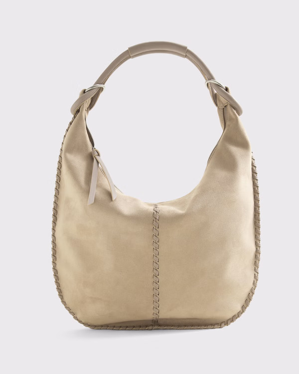 Slouchy Vegan Suede Tote Bag | Abercrombie & Fitch (US)
