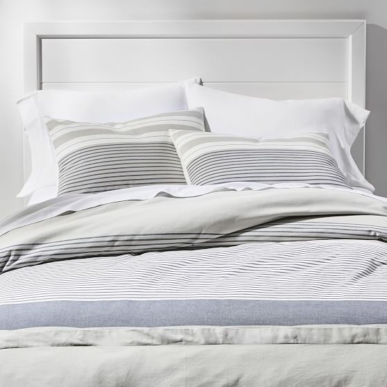 Harbor Stripe Duvet Cover + Sham | Pottery Barn Teen