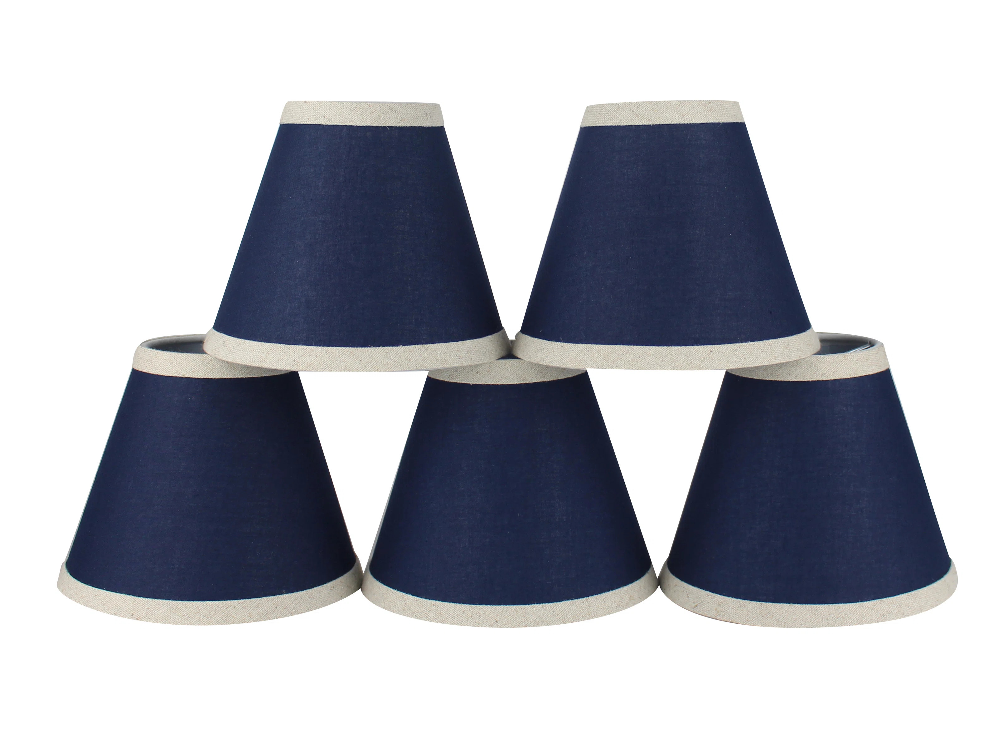 5'' H x 6'' W Cotton Empire Candelabra Shade (Set of 5) | Wayfair North America