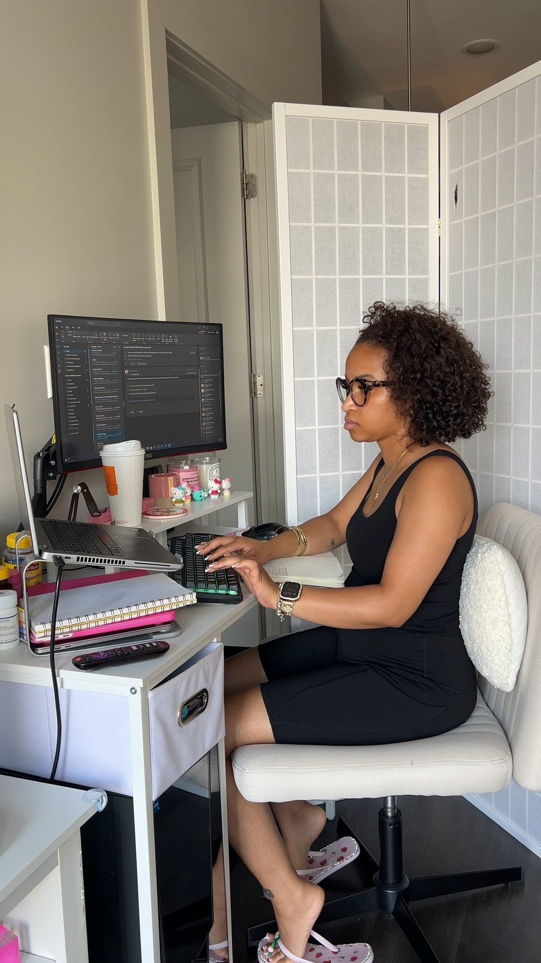 Slow morning working from home, packing orders, unboxing new finds, and dinner with my favorite person. Linked what I could! #minivlog #dayinmylife #unboxing