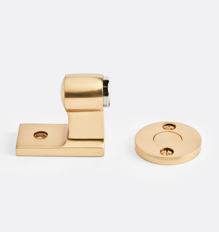 Traditional Floor Mounted Magnetic Doorstop | Rejuvenation