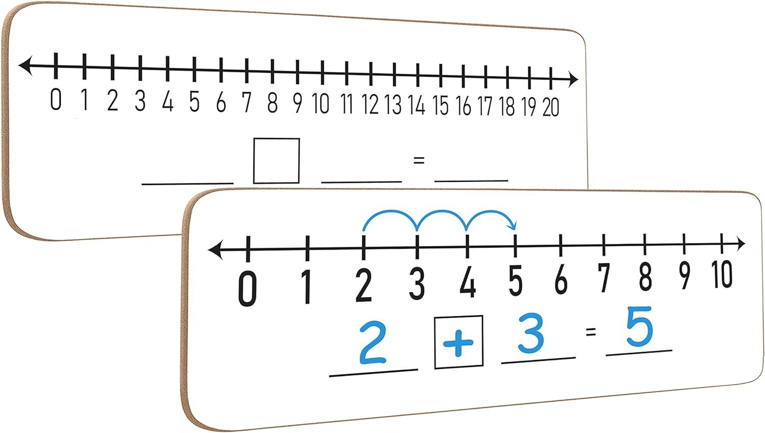 SCRIBBLEDO Dry Erase Number Line Board 4”x12” Inch Lapboard Double Sided White Board Featurin... | Amazon (US)