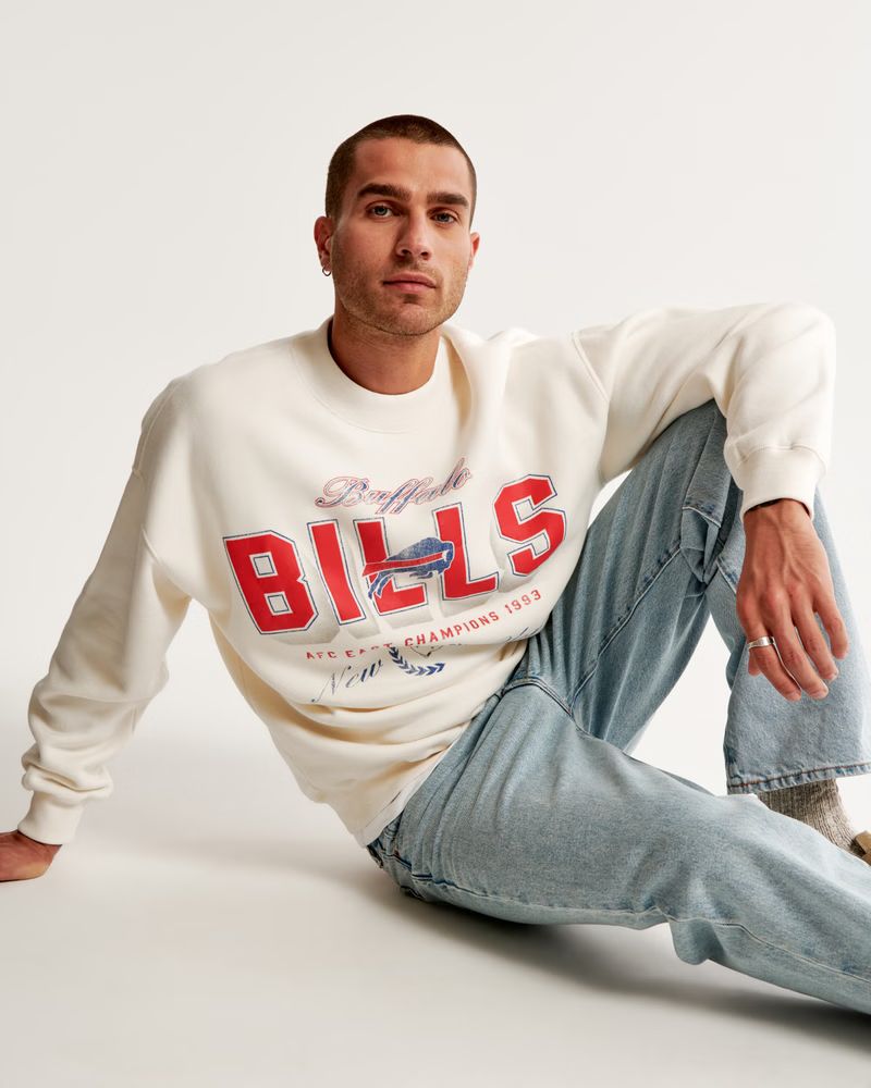 Buffalo Bills Graphic Crew Sweatshirt | Abercrombie & Fitch (US)