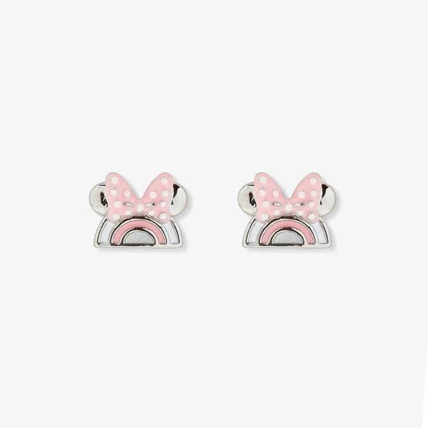 Disney Minnie Mouse Rainbow Stud Earrings | Pura Vida Bracelets
