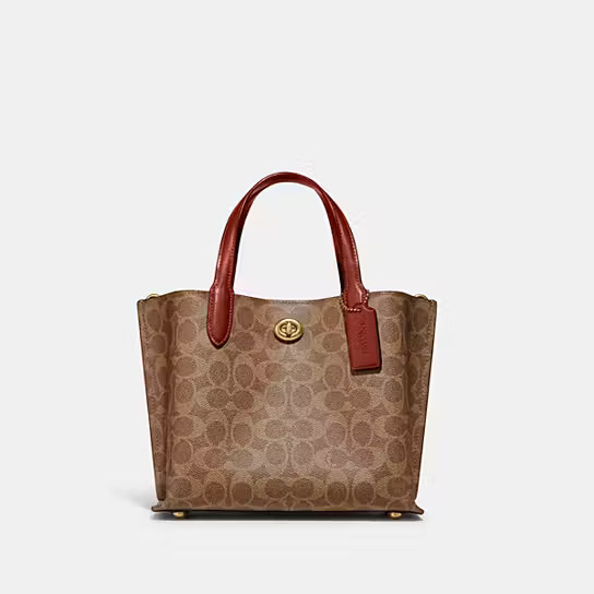 Willow Tote 24 In Signature Canvas | Coach (US)
