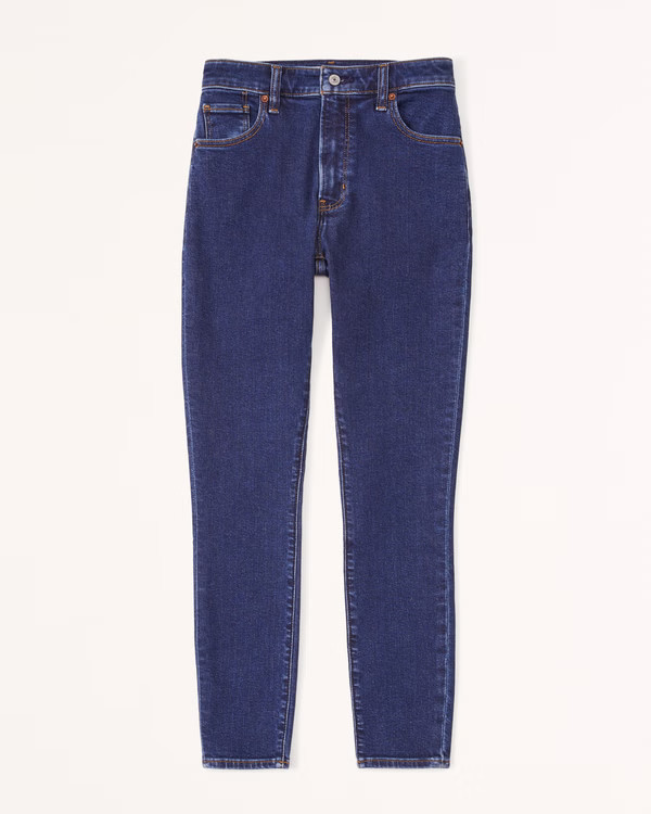 Women's High Rise Super Skinny Ankle Jean | Women's Bottoms | Abercrombie.com | Abercrombie & Fitch (US)