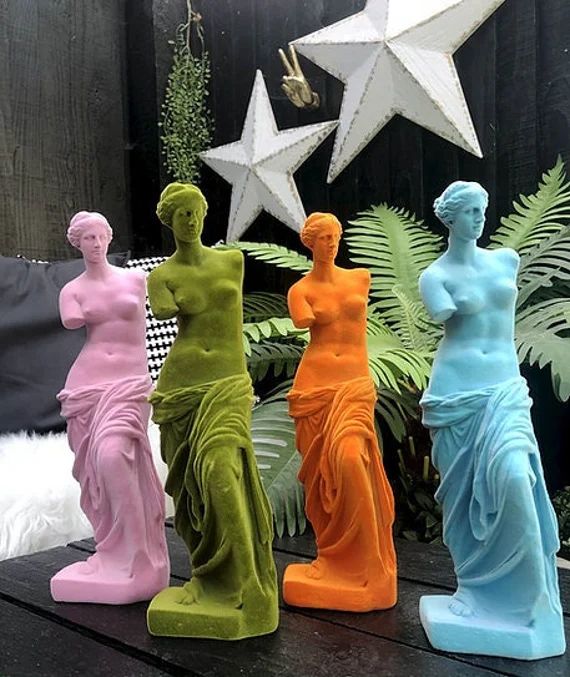 Quirky Flocked Bright Venus De Milo Ornament  Venus Statue  | Etsy | Etsy (US)