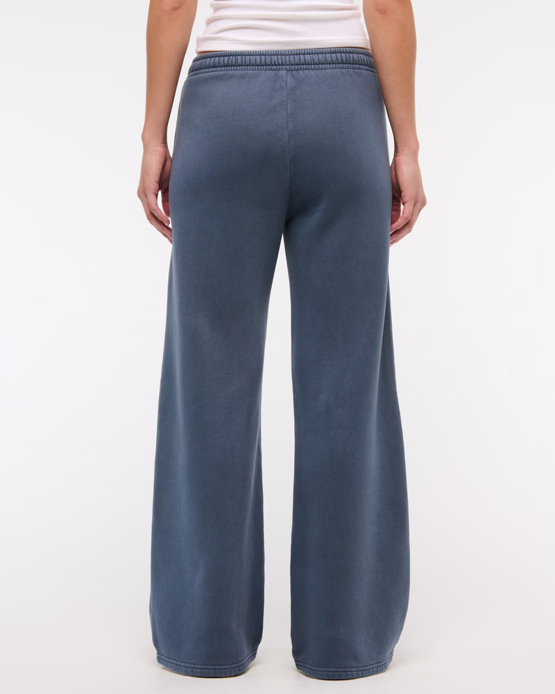 Women's Essential Mid Rise Wide Leg Sunday Sweatpant | Women's New Arrivals | Abercrombie.com | Abercrombie & Fitch (US)