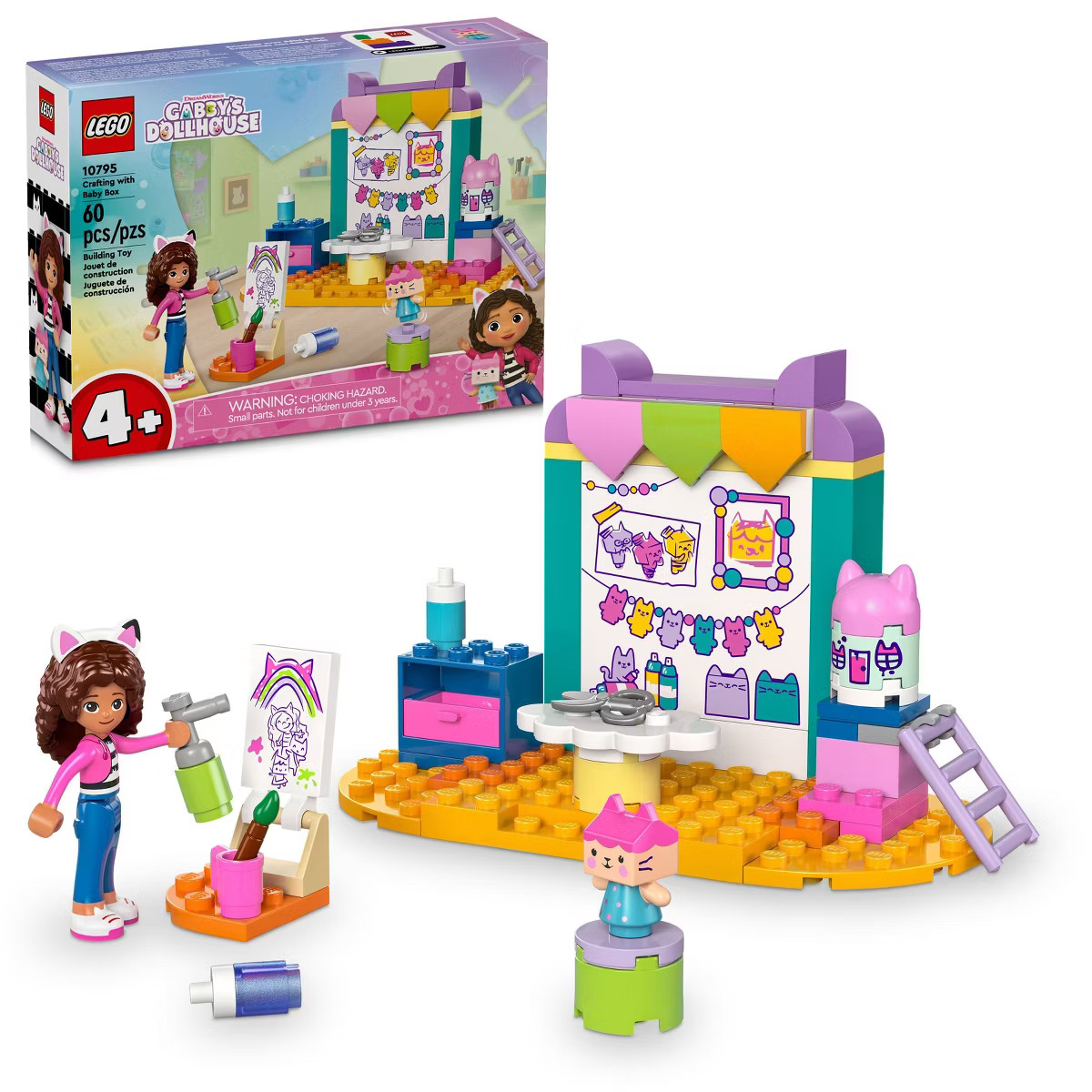 LEGO 4+ Gabby's Dollhouse Crafting with Baby Box Toy 10795 | Target
