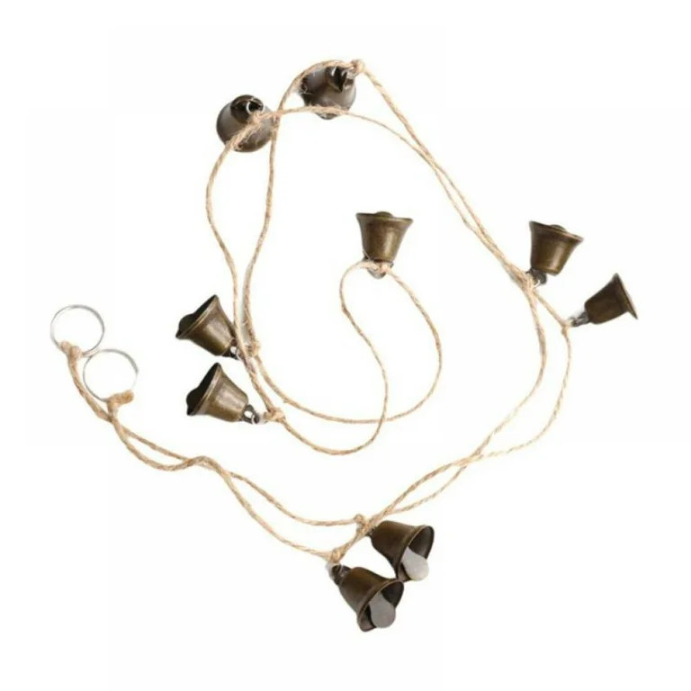 Christmas sale! Vintage Bell Hanging String of 9 Bells Christmas Jingle Bells Wall Hanging Handic... | Walmart (US)