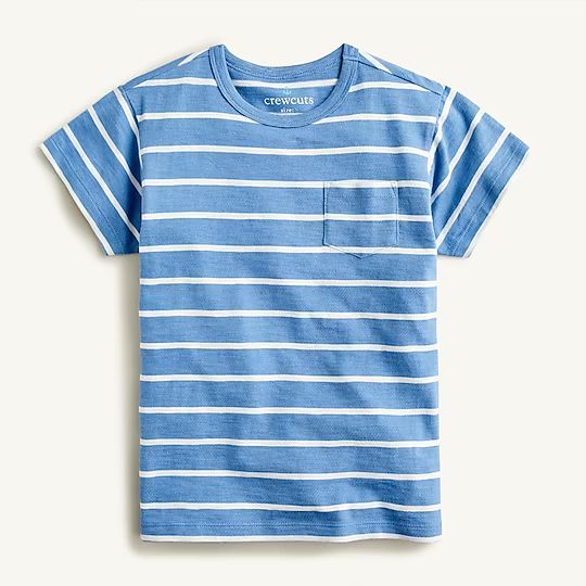 Kids' short-sleeve T-shirt in bright stripe | J.Crew US