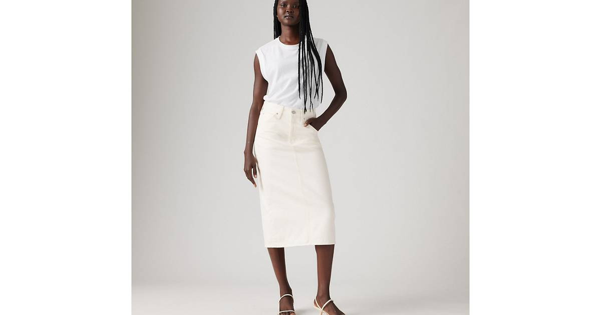 Levi's® PremiumHigh Rise Slit SkirtSale price is$67.98Original Price Was $89.50 | Levi's US