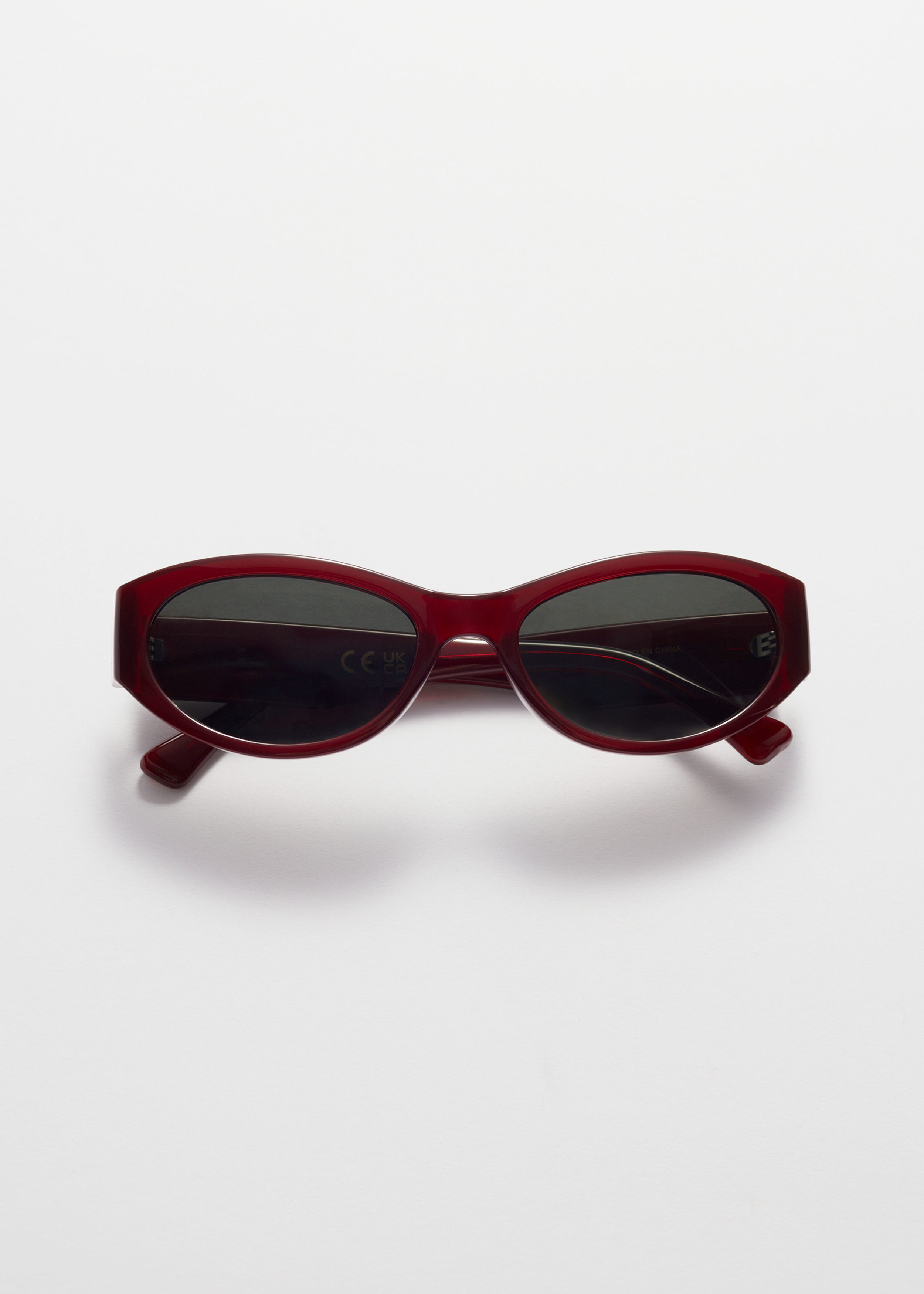 Ovale Cat-Eye-Sonnenbrille - Weinrot - & Other Stories DE | & Other Stories EU
