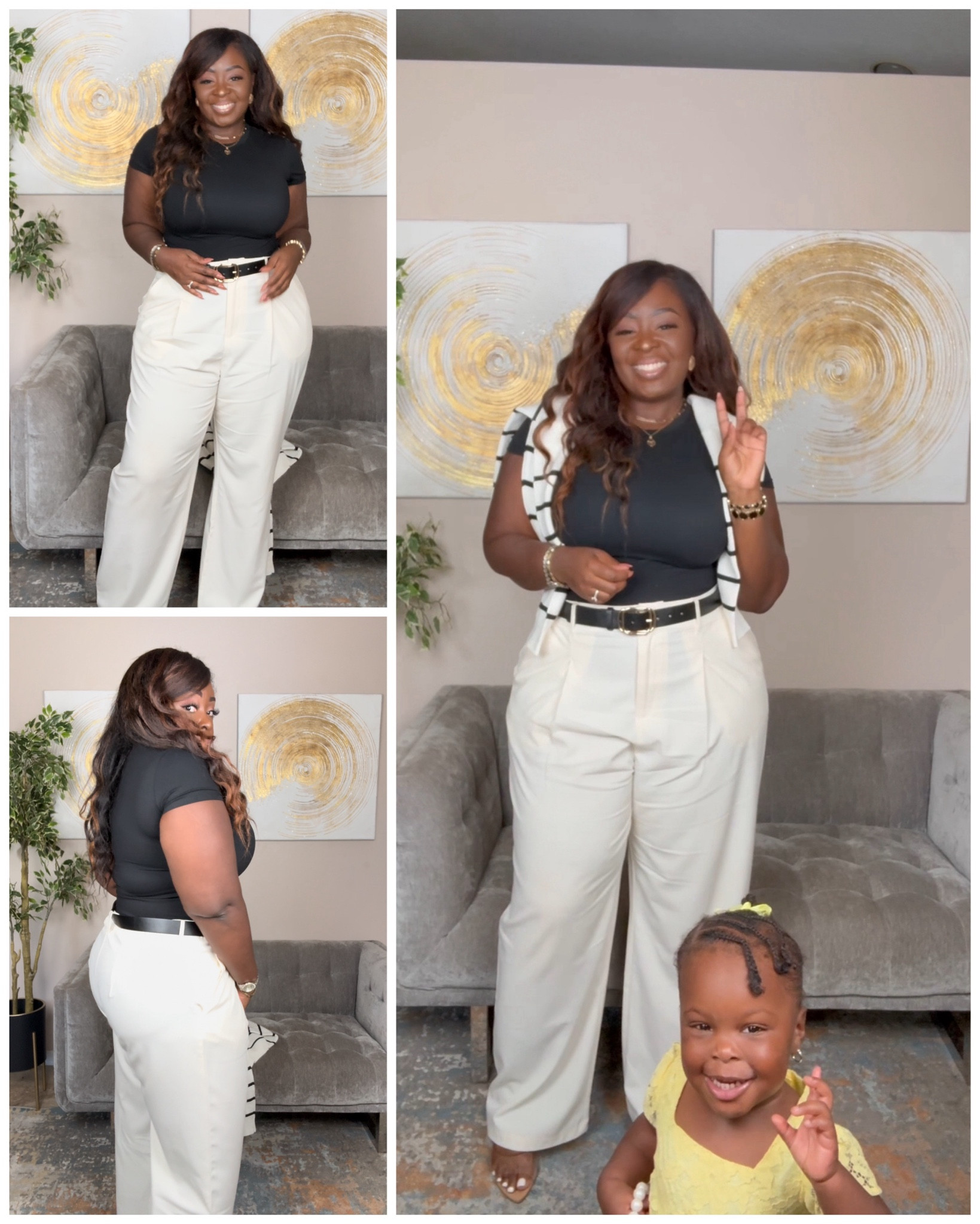 Sunday casual vibes for church ☀️ Keeping it comfy and cute with an XL top, XL sweater, size 17 pants, and size 10 shoes! 🙌🏽 ✨  

#SundayOOTD #CasualChurchOutfit #LTKCurves #PlusSizeStyle #Amazonfinds #TargetStyle

#LTKPlusSize #LTKFindsUnder50
