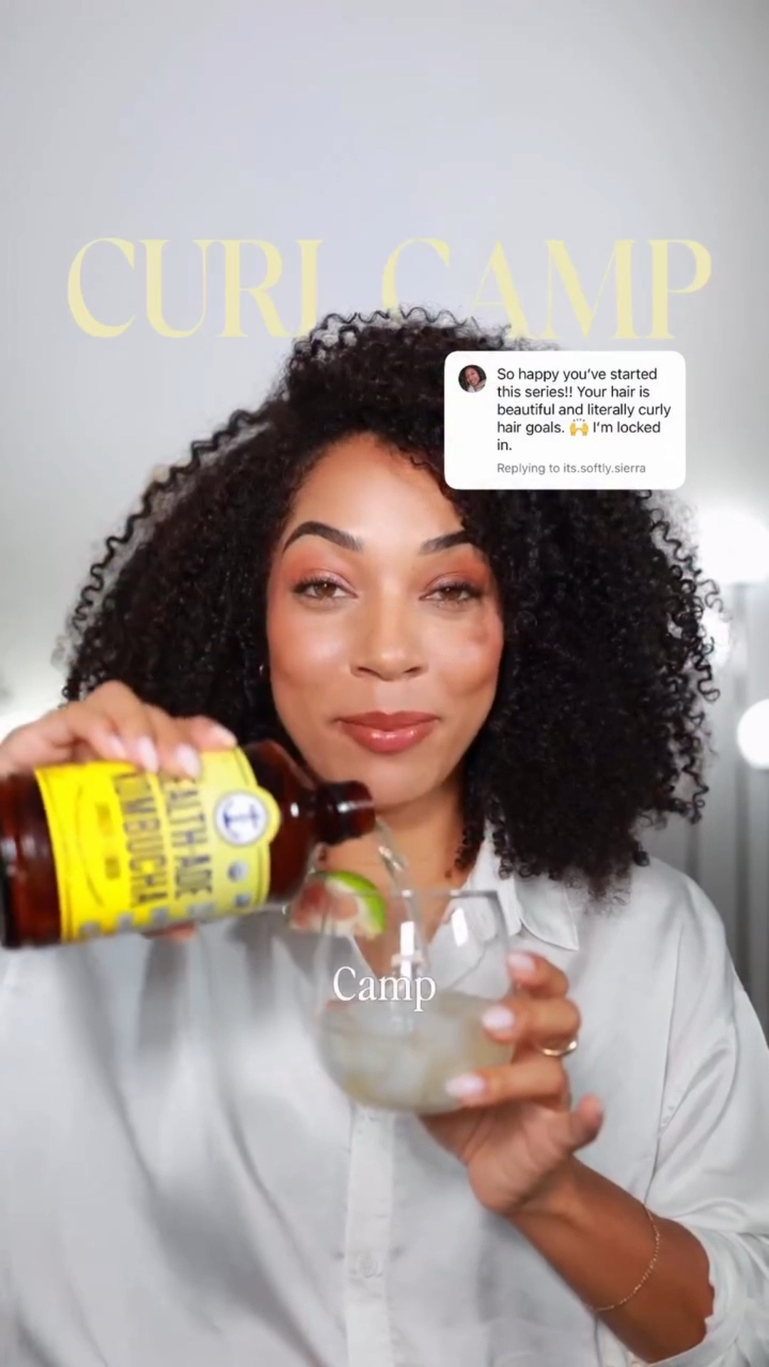 #CurlCamp Ep. 2 - How do you figure out what products to pair together? Let’s talk about finding your best #CurlCocktail before you even put them on your hair. 

I wanted to share a few of my favorite products today & how I learned how to partner them up with my other favorites gels, creams, mousses, etc. 

This little trick I learned a long time ago from #youtubeuniversity and has saved me so much time 🙌🏽 Have you tried this before?

💌 Drop your favorite Curl Cocktail 🍹 if you have one! 
[Also forever fave mocktail: @healthade Lemon Ginger Kombucha 🍋]

Favorites mentioned: 
@amika 
@fentyhair 
@patternbeauty 
Comment LINK for the full lineup 🫶🏽

#LTKBeauty #LTKFindsUnder50