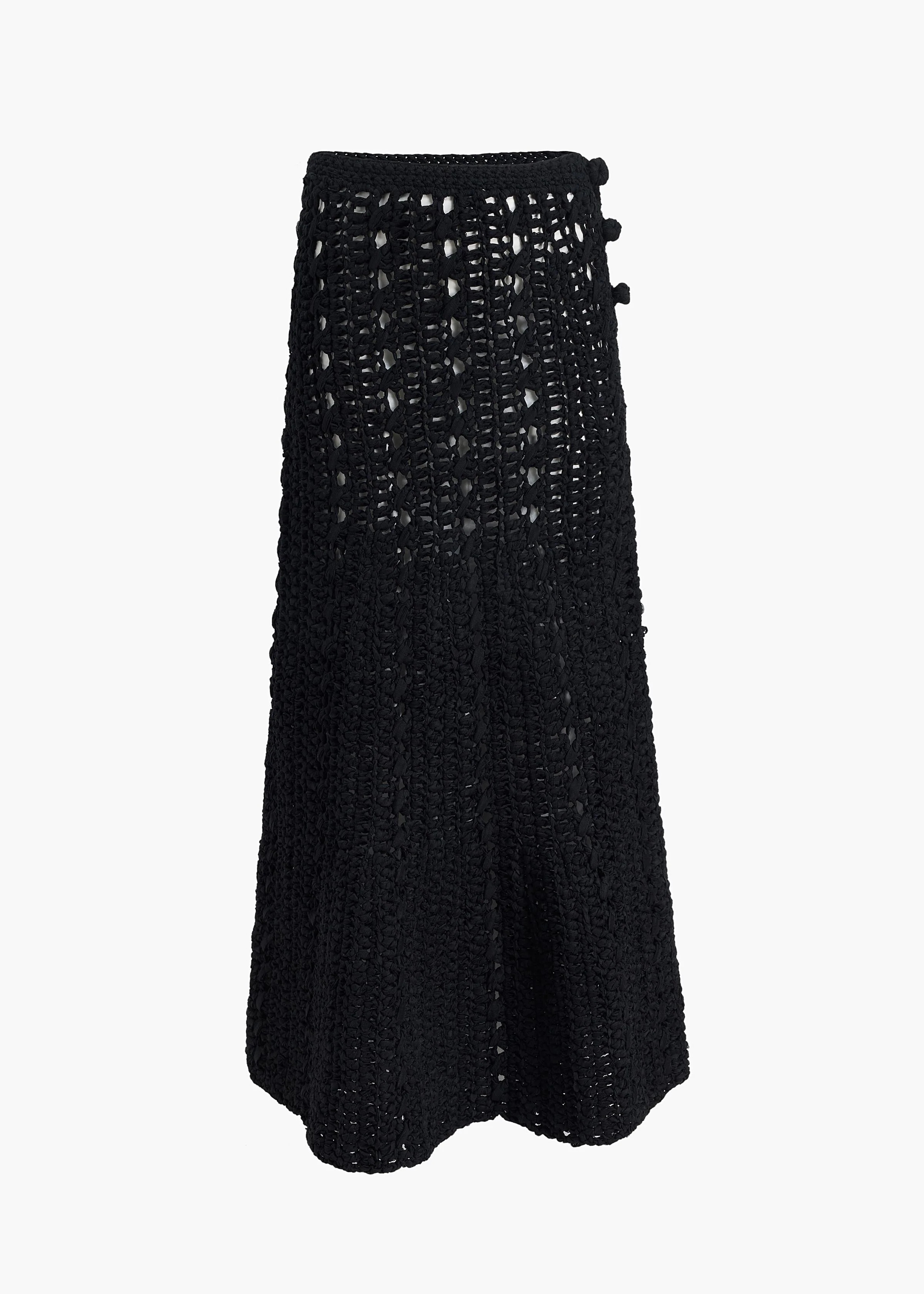 KHAITE - Ryder Skirt In Black | Khaite