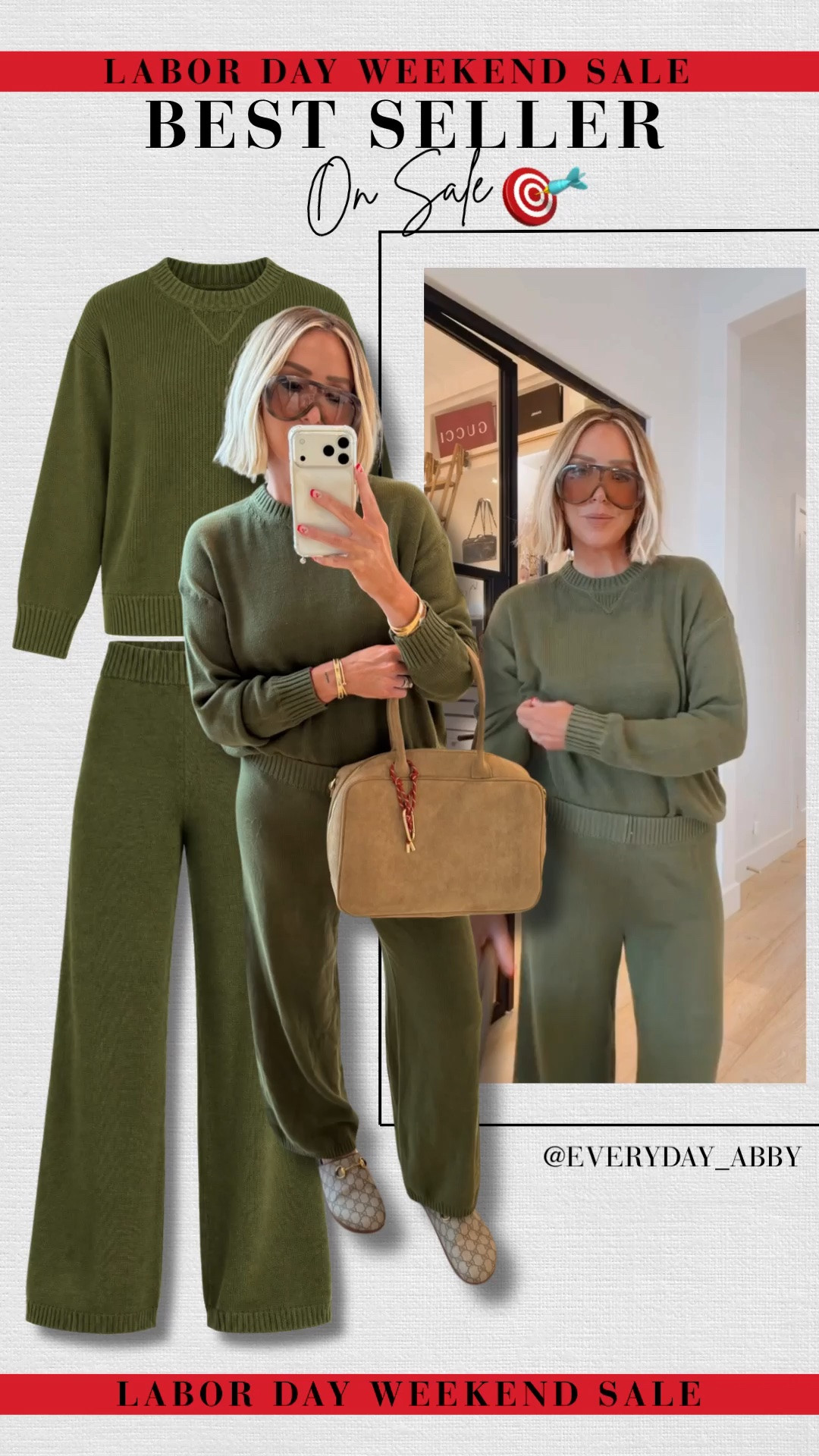 Wearing a size medium in both ❣️ can’t believe this new set is marked down 🤩

#LTKSaleAlert #LTKootd #LTKSeasonal