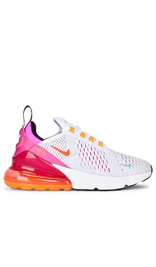 Air Max 270 Sneaker in White, Bright Crimson, & Fuchsia Dream | Revolve Clothing (Global)