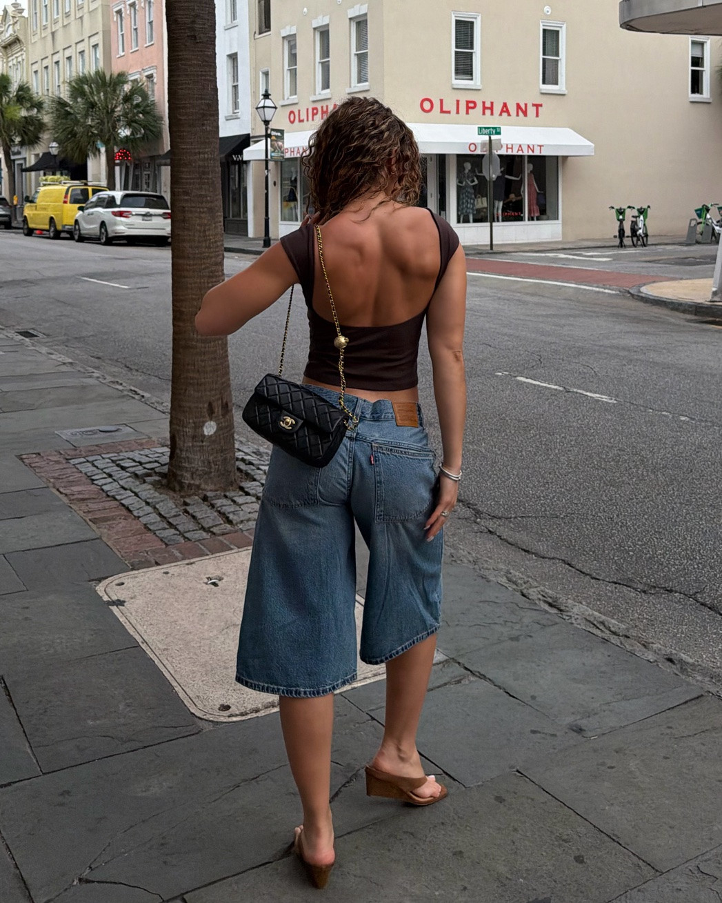 casual backless outfit