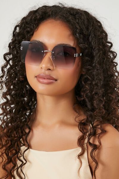 Gradient Rimless Sunglasses | Forever 21 (US)