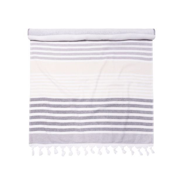 Meera Stripe Oversized Cotton Fouta Beach Towel by Blue Nile Mills | Target