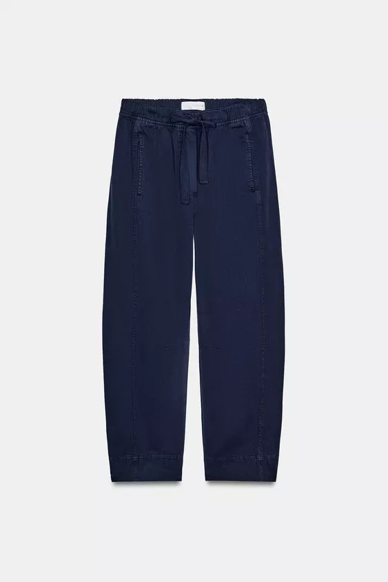ELASTIC WAIST PANTS | Zara Canada