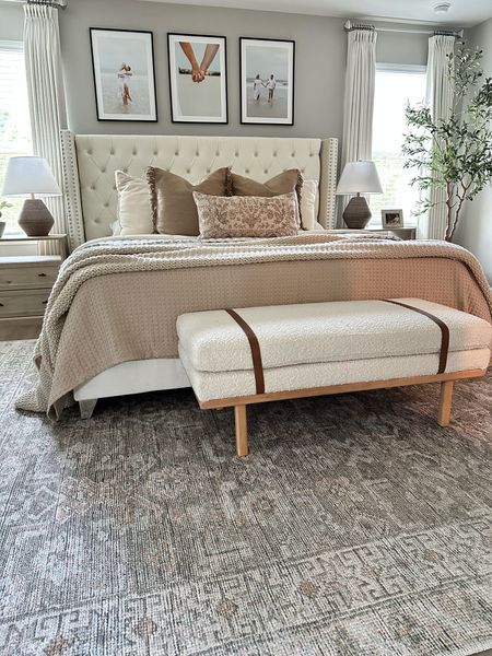 New bench from target! Amazing price and looks so good anywhere! Master Bedroom, guest bedroom, entryway, living room, end of bed bench, boucle bench, neutral home decor 

#LTKSaleAlert #LTKHome