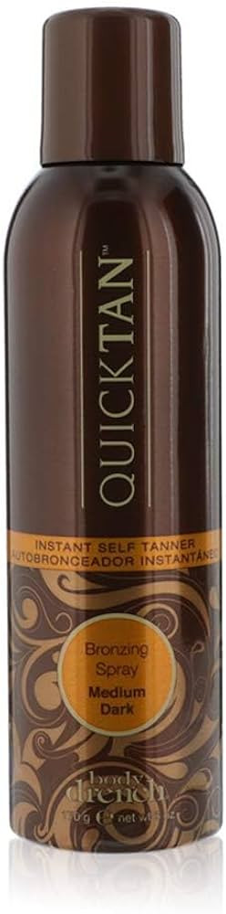 Body Drench QuickTan Instant Self Tanner Bronzing Spray, Salon-Quality Medium/Dark Tan, Streak-Fr... | Amazon (US)