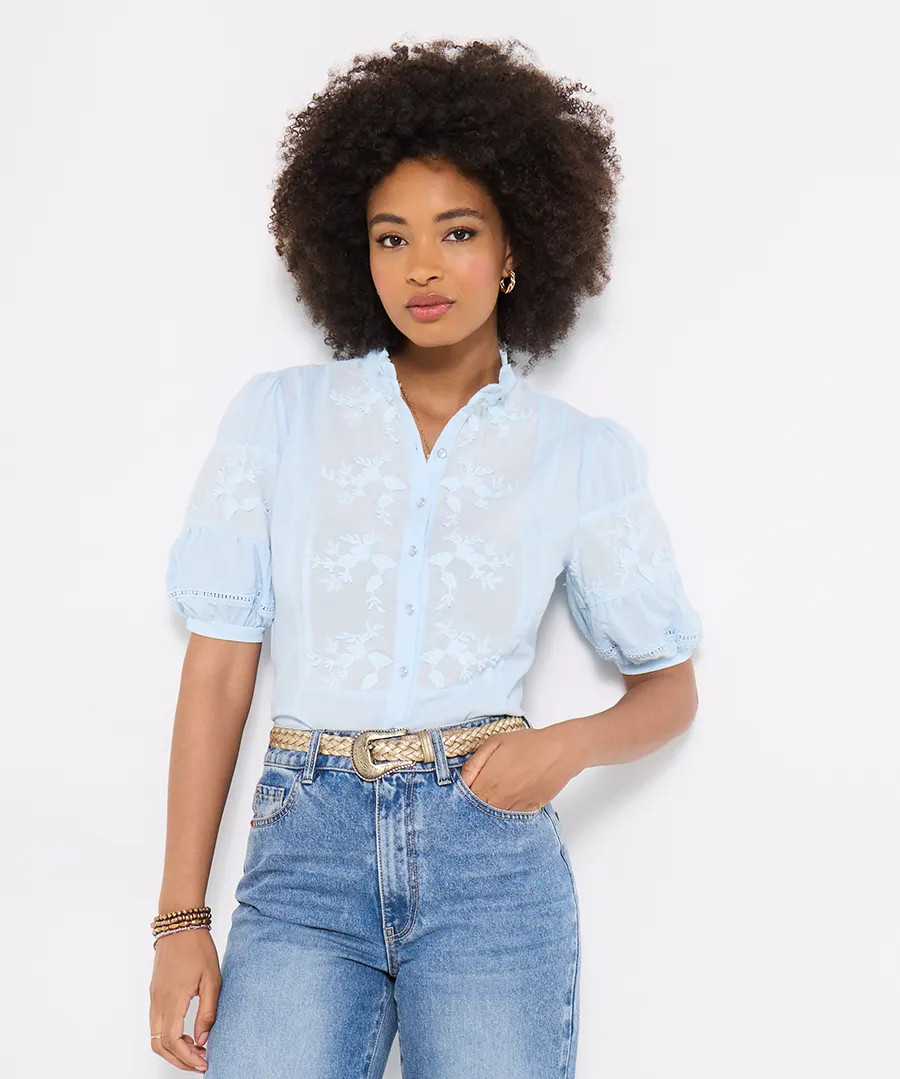 Patsy Embroidered Blouse | Joe Browns