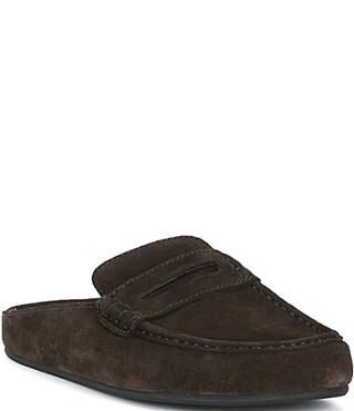 Jeffrey Campbell Miles Suede Penny Loafer Clogs - 7.5 | Dillard's