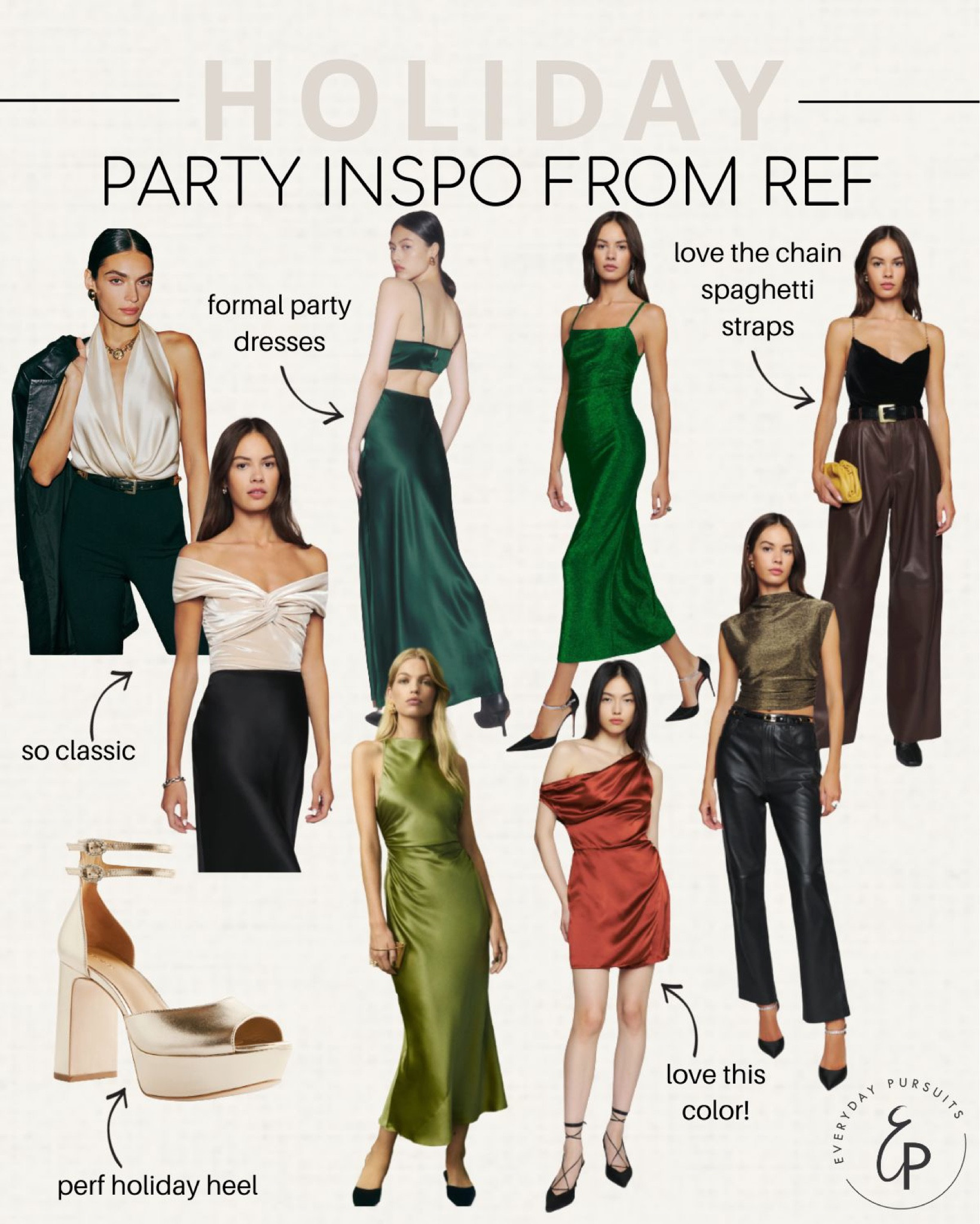 Reformation dresses - holiday party dresses - holiday outfits - Christmas party - holiday Christmas tops - fall wedding guest dresses - winter formal wedding guest dress 

#LTKSeasonal #LTKHoliday #LTKwedding