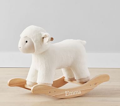 Lamb Critter Nursery Rocker | Pottery Barn Kids