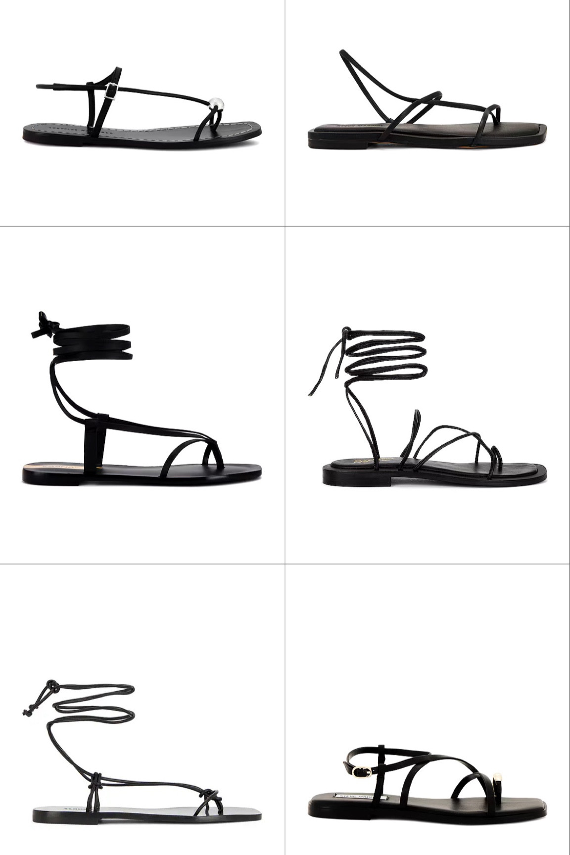 Strappy sandals that elevate any look 🖤