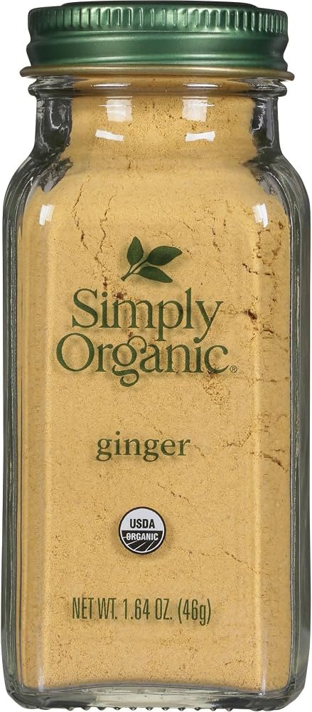 Simply Organic Ground Ginger Root, 1.64 Ounce, Non ETO, Non Irradiated, Non GMO, Complements Both... | Amazon (US)