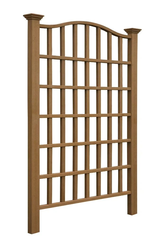 Vita 54" L x 96" H Concord Embossed Vinyl Trellis, Brown, VA84090 | Walmart (US)