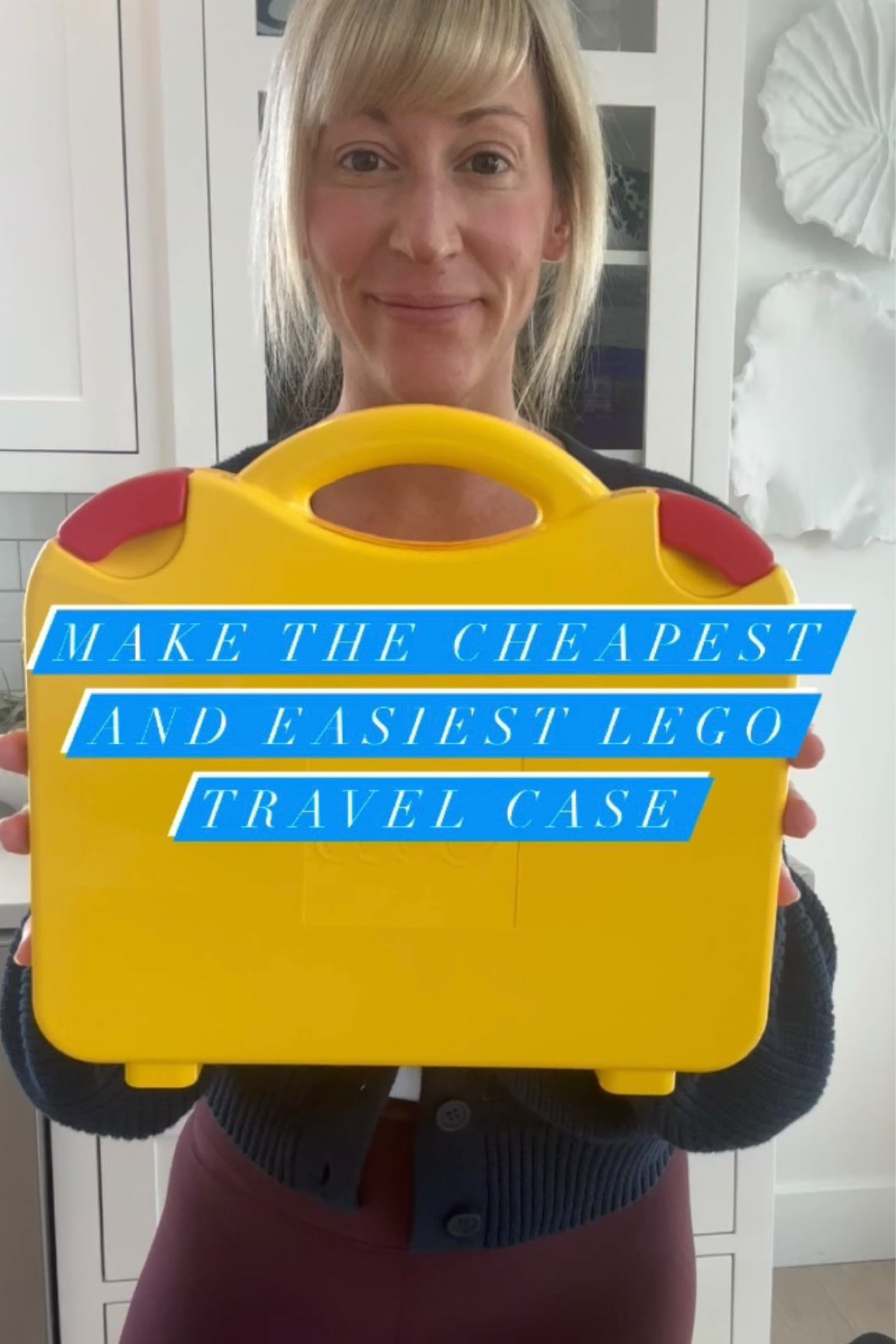 Make the easiest and cheapest Lego case!

Lego case $13.79 comes with 4 lego bags
Lego baseplate $5.79 (can get cheaper if you buy 2)
Command strips $5.49

Cut baseplate to fit Lego case
Take out case dividers so the case can close or leave in and glue the baseplate instead!

Comment “shop”

#lego #legotravel #kidstravel #planeactivities #kidhacks