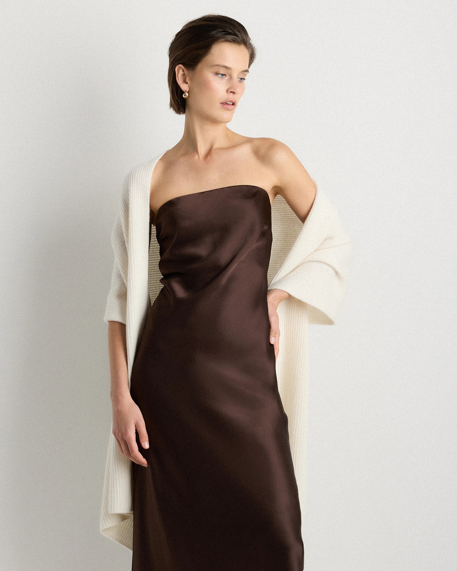 Mongolian Cashmere Ribbed Wrap | Quince