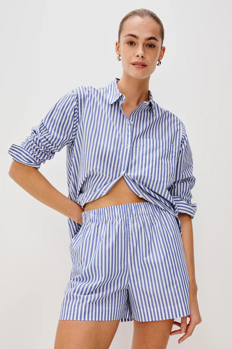 ROCKY SHORT - MARINER WHITE STRIPE | Rails