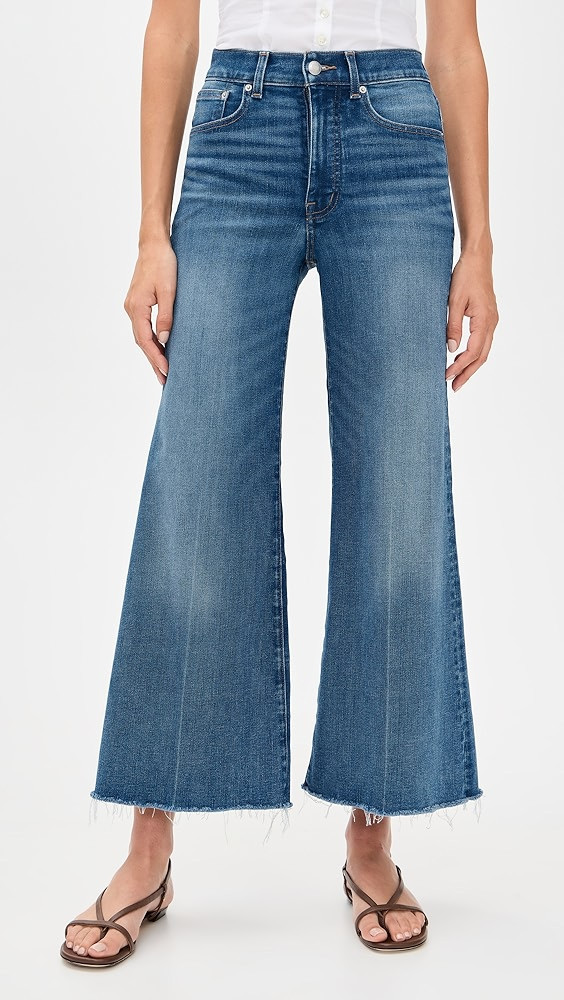 The Flared Wide-Leg Crop Jean in Harleysville Wash | Shopbop